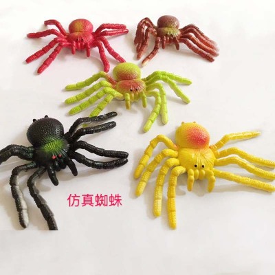 Cross-Border Hot Sale Simulation Rubber Lizard Creative Soft Rubber Lizard Whole Fake Lizard Halloween Trick Toys Lizard