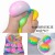 Cross-Border Decompression Flour Ball Toy Rainbow Ball Flour Ball Rainbow Vent Ball Squeezing Toy TPR Stress Ball Wholesale