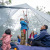 Factory Shipment Wholesale Outdoor Camp Pyramid Tent Double-Layer Thickened Waterproof Teepee Tent Camping Equipment