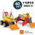 Foreign Trade Large Particle Building Blocks Mechanical Gear Engineering Small Crane Car Children Puzzle DIY Assembling Toys