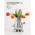 Nordic Ins Thumbs-up Gesture Ceramic Vase Simple Personality Flower Container Living Room Dining Table Bedroom Decorations Decoration