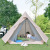 Factory Shipment Wholesale Outdoor Camp Pyramid Tent Double-Layer Thickened Waterproof Teepee Tent Camping Equipment