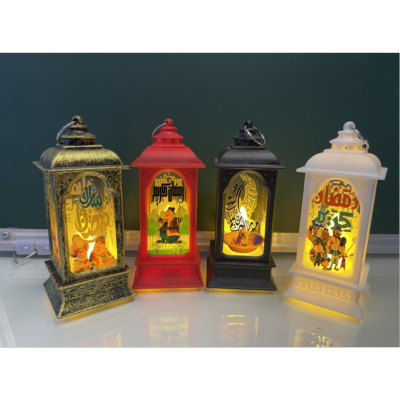 Ramadan Mirror Printing Square Storm Lantern Lantern