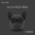 Creative French Bulldog Bluetooth Speaker Touch Dog Head Wireless Bluetooth Audio Subwoofer Outdoor Portable Series HiFi