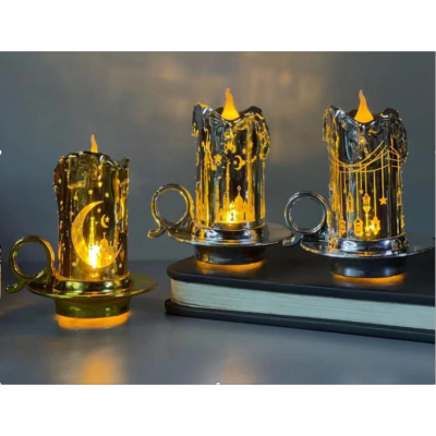 Ramadan Electroplating Candle with Bottom