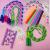 Bamboo Rope Skipping Kindergarten Children's Pattern Soft Bead Non-Knotted Primary and Secondary School Students Adjustable High School Entrance Examination Bead Rope Skipping