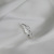925 Sterling Silver Square Diamond Simple Ring Female Open Ring Cold Style Light Luxury Minority Ring Simple Ring 2021 New Fashion