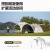 Mobi Garden Outdoor Double-Layer 4-Person Tent Family Park Outdoor Camping Canopy Climbing Tent Vestibule Rear Room Tent