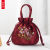 Handbag Handmade Embroidery Small Bag Ancient Ethnic Style Middle-Aged and Elderly Shopping Change and Phone Women's Bag Mother Clutch