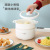 Ceramic Glaze Smart Electric Chafing Dish Multi-Functional Cooking Integrated Wok Household Rice Cooker Student Small Electric Pot Electric Caldron