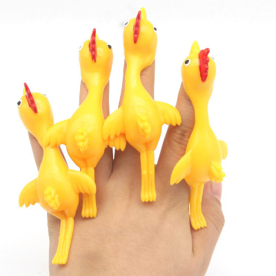 Cross-Border Hot Creative Launch Turkey Fun Trick Catapult Chick Decompression New Strange Finger Catapult Chick