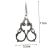 New European Style Stainless Steel Vintage Scissors Embroidery Handwork Scissors Mini Small Scissors Wholesale