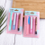 Folding Eye-Brow Knife Nail Polishing Nail File Easy to Color Eyebrow Pencil Lip Brush Suit