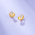 Xuping Jewelry Simple Geometric Earclip Earrings European and American Personalized Cold Style Earrings Alloy Color Separation Temperament Earrings