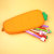 Korean Carrot Silicone Pencil Case Student Decompression Pencil Case Buggy Bag Deratization Pioneer Stationery Case Stationery Box Manufacturer