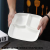 Ceramic Divided Plate Ceramic Bowl Kitchen Supplies Dim Sum Plate Tableware Rice Bowl Seasoning Jar Slow Cooker