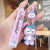 Cute Pink Girl Keychain Car Students' School Bag Pendant Doll Accessories Cartoon Unicorn Wholesale Delivery