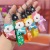 Creative Cartoon Building Blocks Unicorn Pony Key Ring Pendants Doll Pendant Epoxy Doll Keychain Small Gift