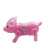 Electric Pig Internet Celebrity Rope Stuffed Pig Rope Pig Luminous Pig Cartoon Music Children Pig Stall Supply Wholesale