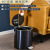 Stainless Steel Trash Can Light Luxury Style with Lid Bedroom Internet Celebrity Household Living Room and Kitchen Large