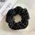 Fall/Winter Hot-Selling Classic Style Hair Band Korean Style Simple Cotton Large Intestine Ring Soft Feel Black and White Striped High Elastic Rubber Band
