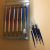 Boxed 6 Aluminum Pen Gradient Metal Ball Point Pen Get Gel Ink Pen Refill Colorful Signature Pen Set Office Supplies