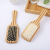 Small Square Plate Flower Bamboo Airbag Massage Comb Anti-Static Shujing Activating Collaterals Hairdressing Comb Large Plate Shunfa Comb Teeth Air Cushion Comb