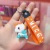 Creative Cartoon Building Blocks Unicorn Pony Key Ring Pendants Doll Pendant Epoxy Doll Keychain Small Gift