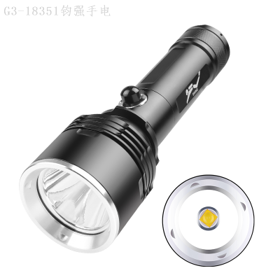 Cross-Border Xhp70 Strong Light Diving Flashlight Magnetically Controlled Switch Yellow Light LED Aluminum Alloy Diving Sea Flashlight