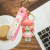 Keychain Ornaments Cute Cartoon Doll Wholesale PVC Three-Dimensional Ins Doll Acrylic Keychain Pendant