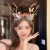 Antlers Hairband Decoration Super Fairy Mori Style Internet Celebrity Light-Emitting Deer Elf Shooting Christmas Hair Accessories Light-Emitting Headband