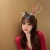 Antlers Hairband Decoration Super Fairy Mori Style Internet Celebrity Light-Emitting Deer Elf Shooting Christmas Hair Accessories Light-Emitting Headband