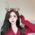 Antlers Hairband Decoration Super Fairy Mori Style Internet Celebrity Light-Emitting Deer Elf Shooting Christmas Hair Accessories Light-Emitting Headband