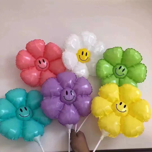 Popular Online Macaron Daisy Headdress， large， Medium and Small Support Rod Daisy， floating Hollow Daisy