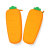 Korean Carrot Silicone Pencil Case Student Decompression Pencil Case Buggy Bag Deratization Pioneer Stationery Case Stationery Box Manufacturer