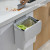 Kitchen Trash Can Wall-Mounted Trash Can Home Cabinet Doors Bathroom Hanging Slide Cover Dust Basket Basket Wholesale
