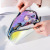 Spot Thickened Semicircle Laser TPU Cosmetic Bag Transparent Waterproof Colorful Shell Wash Swimming Storage Bag Pencil Case