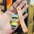New Cartoon Bear and Bunny Shaped Pvc Flexible Glue Keychain Promotional Small Gifts Students' School Bag Pendant Holiday Gifts