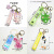 Keychain Ornaments Cute Cartoon Doll Wholesale PVC Three-Dimensional Ins Doll Acrylic Keychain Pendant