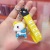 Creative Cartoon Building Blocks Unicorn Pony Key Ring Pendants Doll Pendant Epoxy Doll Keychain Small Gift