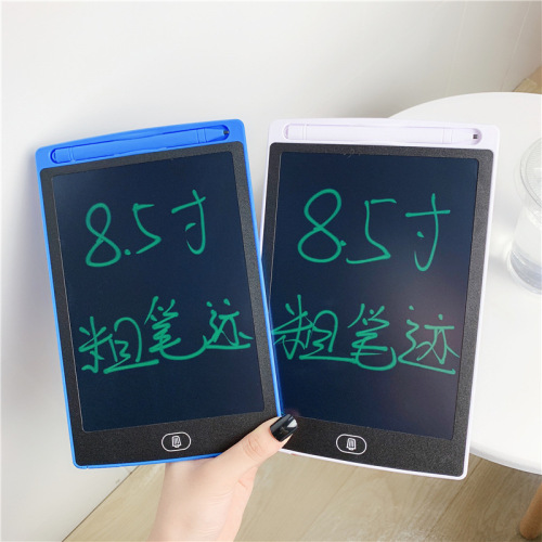 8.5-inch lcd handwriting board lcd small light energy blackboard children‘s intelligent graffiti color highlight thick handwriting drawing board