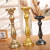 European Entry Lux Candlestick Wooden Candlestick Decoration Dining Table Creative Candlelight Dinner Home Decoration Props Wholesale
