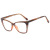 New Fashion Square Cat Eye Contrast Color European and American Plain Glasses Ins Internet Celebrity TR90 Core Insert Anti-Blue Light Spectacle Frame