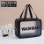 Pu Frosted Waterproof Cosmetic Bag Portable Bath Storage Bag Large Capacity Swimming Bag Transparent Cosmetic Wash Bag