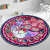 Amazon Cross-Border Living Room Blanket Bedroom Floor Mat Customizable round Sponge Carpet Floor Mat in Stock Wholesale Floor Mat