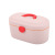 Yi Yi Desktop Dustproof Skincare Shelves Portable Cosmetic Box Medicine Box Cosmetic Box Dual-Use