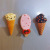 Simulation Food Poached Egg Refridgerator Magnets Bread Cone Ice Cream Magnetic Sticker Magnet Stereo Coffee Blackboard Paste