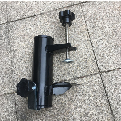 Outdoor Umbrella Stand Fixed Stall Table Tricycle Fixing Buckle Large Umbrella Clip Flat Table Fixed Bracket