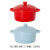 One Piece Dropshipping Ceramic Daily Use Small Stew Pot Binaural Baking Bowl Microwave Oven Can Enter Bowl with Lid