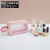 Pu Frosted Waterproof Cosmetic Bag Portable Bath Storage Bag Large Capacity Swimming Bag Transparent Cosmetic Wash Bag